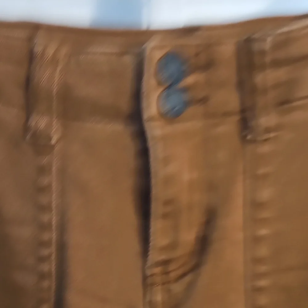 Flamingals Women’s Carpenter Style Pants – Size M – Brown – Utility Front Pocket - Picture 7 of 9